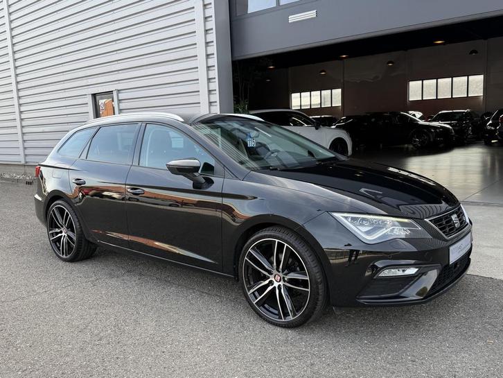 SEAT León ST 1.4 TSI FR ACC|Carplay|Camera|DCC Zwart, Auto's, Seat, Bedrijf, Te koop, Leon, ABS, Achteruitrijcamera, Adaptive Cruise Control