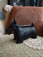 Brocante Zwarte Gietijzeren Laars Schraper Hond ** Mimosa **, Ophalen of Verzenden