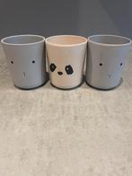 3 liewood bekers panda en konijn, Huis en Inrichting, Ophalen, Gebruikt, Overige stijlen, Kop(pen) en/of Schotel(s)