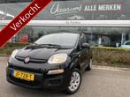 Fiat Panda 1.2 Lounge 4 cil. Airco - E ramen voor - Radio/cd, Auto's, Stof, Gebruikt, Start-stop-systeem, Zwart