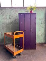 Vintage lockerkast, Huis en Inrichting, Kasten | Lockerkasten, Ophalen, Gebruikt, Vintage, industrieel