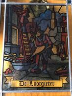Raamhanger de Lootgieter, glas in lood, Antiek en Kunst, Antiek | Glas en Kristal, Ophalen of Verzenden