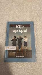 Holger de Nooij - Kijk op spel, Sociale wetenschap, Ophalen of Verzenden, Zo goed als nieuw, Holger de Nooij