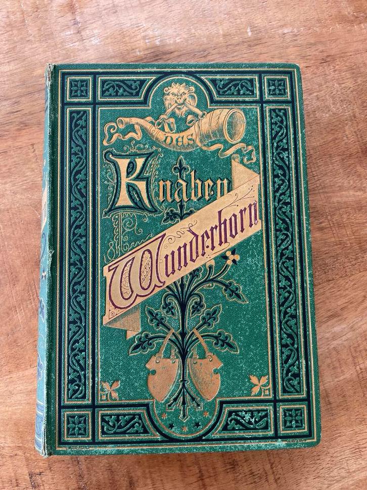 Antiek boek Des Knaben Wunderhorn (1873) – met houtgravures, Antiek en Kunst, Antiek | Boeken en Bijbels, Ophalen of Verzenden