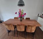 Boomstam eettafel, Ophalen, Gebruikt, 200 cm of meer, 50 tot 100 cm