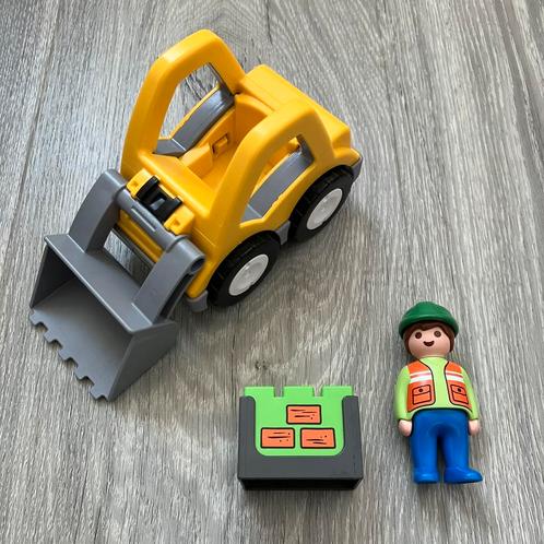 Playmobil 123 graafmachine met werkman 6775, Kinderen en Baby's, Speelgoed | Playmobil, Ophalen of Verzenden