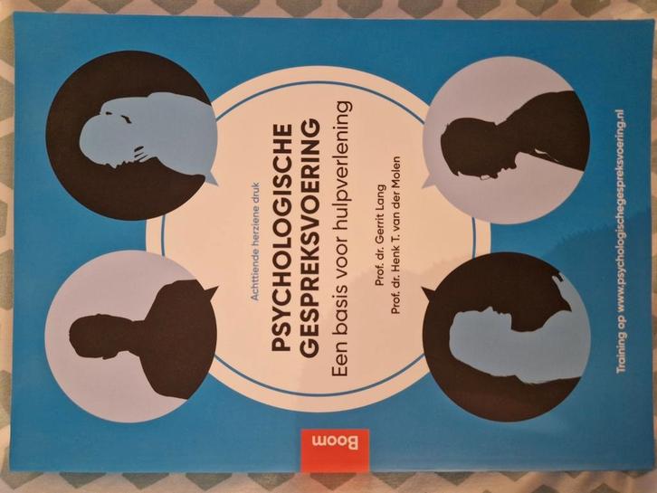 Gerrit Lang - Psychologische gespreksvoering, Boeken, Psychologie, Zo goed als nieuw, Ophalen of Verzenden