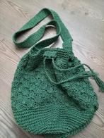 H&M  groen raffia- rieten buideltas zgan, Sieraden, Tassen en Uiterlijk, Tassen | Damestassen, Groen, Schoudertasje, Zo goed als nieuw