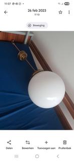 Koperkleurige bollamp/hanglamp, Ophalen, 50 tot 75 cm, Vintage, Zo goed als nieuw