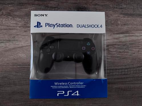 PlayStation 4 DualShock Controller – Zwart (Nieuw), Spelcomputers en Games, Spelcomputers | Sony PlayStation Consoles | Accessoires