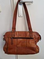 HILL BURRY  leren schoudertas, Ophalen of Verzenden, Gebruikt, Bruin