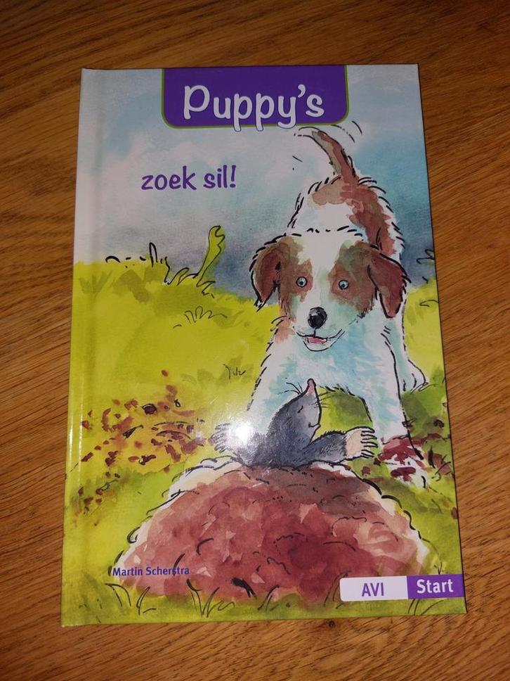 Puppy's zoek Sil!, Boeken, Kinderboeken | Jeugd | onder 10 jaar, Zo goed als nieuw, Ophalen