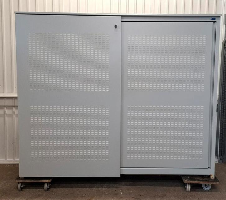 Voortman akoestische schuifdeurkast., Huis en Inrichting, Kasten | Roldeurkasten en Archiefkasten, Gebruikt, 150 tot 200 cm, 25 tot 50 cm
