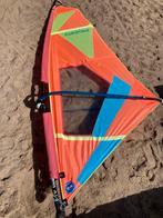 Windsurfzeil met mast en giek - Vaarklaar!, Watersport en Boten, Ophalen, Gebruikt, Zeil, Minder dan 5 m²