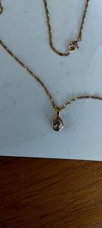 14 van karaat halsketting met hanger opruiming, Ophalen of Verzenden, Goud, Met hanger