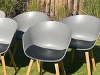 Hay stoelen 4 stuks, Huis en Inrichting, Stoelen, Zo goed als nieuw, Vier, Hay, Grijs