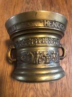 Antieke koperen vijzel Henryck ter Horst me fecyt 638, Antiek en Kunst, Antiek | Koper en Brons, Ophalen, Koper