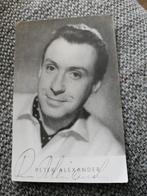 Peter Alexander Foto - Gesigneerd, Verzamelen, Ansichtkaarten | Themakaarten, Ophalen of Verzenden, 1940 tot 1960