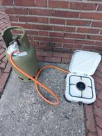 Gasfles met kabel en spit, Ophalen, Zo goed als nieuw