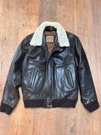 Redskins Leren Pilotenjack Unisex Bruin XXXL, Bruin, Overige maten, Ophalen of Verzenden, Zo goed als nieuw
