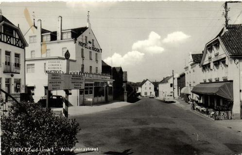 Epen [Zuid-Limb.] - Wilhelminastraat - Hotel de Kroon - 1968, Verzamelen, Ansichtkaarten | Nederland, Gelopen, Overijssel, 1960 tot 1980
