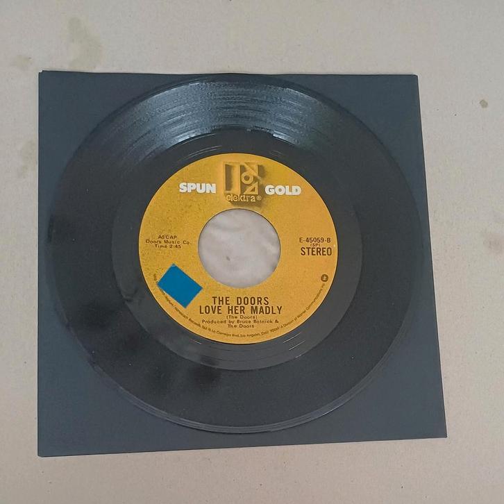 Doors - Love Her Madly/Riders On The Storm, Cd's en Dvd's, Vinyl Singles, Gebruikt, Single, Pop, 7 inch, Ophalen of Verzenden