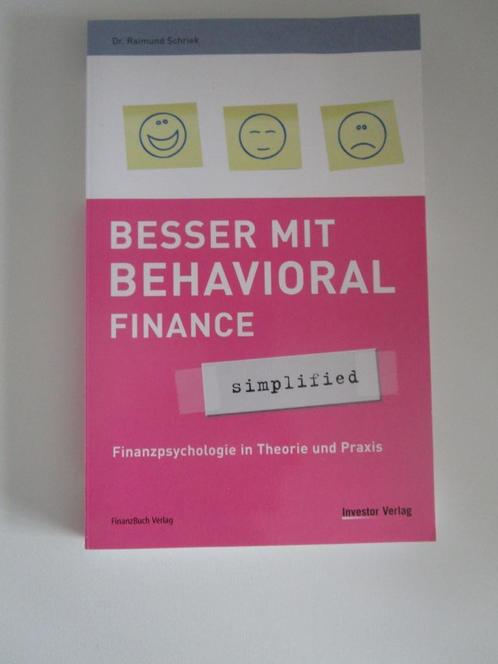 Besser mit Behavioral Finance – Dr. Raimund Schriek, Boeken, Economie, Management en Marketing, Zo goed als nieuw, Economie en Marketing