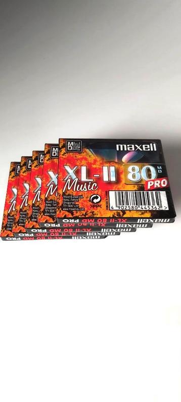 NEW > 5x MiniDisc MAXELL XL-II PRO 80 beschikbaar voor biedingen