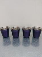 Mooie set: 4 paarse Nespresso Pixie kopjes, Huis en Inrichting, Keuken | Servies, Overige materialen, Ophalen of Verzenden, Zo goed als nieuw
