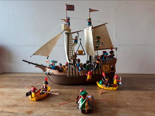 Playmobil piratenschip (custom set), Kinderen en Baby's, Speelgoed | Playmobil, Gebruikt, Complete set, Verzenden