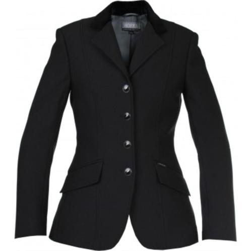 Zwart Horka London dames rijjasje maat 40 42 en 44, Dieren en Toebehoren, Paardrijkleding, Nieuw, Dames, Bovenkleding, Dressuur