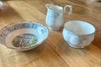 Royal Albert Satin Roos Roomset & Silver Birch Schaaltje, Ophalen, Gebruikt, Schaal of Schalen, Overige stijlen