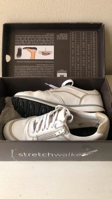 Xsensible Sneakers Wit Leder Rits Veters 38 H beschikbaar voor biedingen