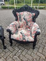 Unieke barok fauteuile geheel opnieuw gestoffeerd, Huis en Inrichting, Fauteuils, Ophalen, Zo goed als nieuw, 75 tot 100 cm