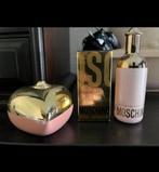Moschino limited miniatuur set parfum/zeep roze goud, Ophalen of Verzenden, Nieuw, Miniatuur, Gevuld