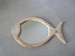 Riviera maison vis spiegel/happy fish mirror, 51x30 cm,zgan, Ophalen of Verzenden, Zo goed als nieuw, Minder dan 100 cm, Overige vormen