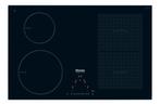 Miele KM6308 inductie kookplaat, Gebruikt, Inbouw, Inductie, 4 kookzones