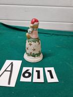 Kerst bel met teddybeer vintage keramiek , [a611], Ophalen of Verzenden, 'T Olde Gre-j, Info@toldegrej.nl, Endepoelstraat 20f Didam