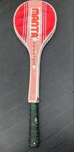 Vintage Manta Senator Squash Racket met hoes, Sport en Fitness, Ophalen, Gebruikt, Racket, Met hoes