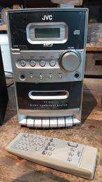 Jvc microset CA UX S11 cd/mp3 & cassettespeler en bediening, Ophalen of Verzenden, Gebruikt, JVC, Microset