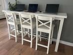 3x IKEA Ingolf Barkrukken (+ Tafel optioneel), Ophalen, Zo goed als nieuw