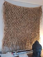 Mooi wandkleed van gevlochten palmblad - 130x130cm, Huis en Inrichting, Ophalen, Gebruikt