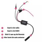 DAB+ auto radio splitter met versterker