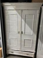 Vintage linnenkast wit Van Dijk & Ko, Huis en Inrichting, Ophalen, Gebruikt, 100 tot 150 cm, 150 tot 200 cm