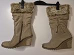 Heerlijk warm gevoerde Bugatti laarzen Mt 41, Kleding | Dames, Schoenen, Hoge laarzen, Beige, Ophalen of Verzenden, Zo goed als nieuw