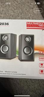 Boxen kan op pc, Computers en Software, Pc speakers, Ophalen of Verzenden, Zo goed als nieuw