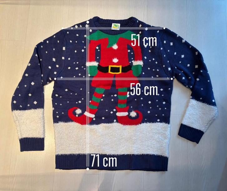 Foute kersttrui (volwassene maat), Diversen, Kerst, Zo goed als nieuw, Verzenden