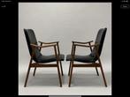 2 vintage Louis van Teeffelen fauteuils, Twee, Ophalen of Verzenden, Zo goed als nieuw