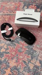 Apple Magic Mouse - Zwart Multi‑Touch-oppervlak, Computers en Software, Muizen, Muis, Nieuw, Ophalen of Verzenden, Draadloos