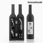 Fles Wijnkoffer InnovaGoods Zwart Roestvrij staal, F, F, Nieuw, Ophalen of Verzenden